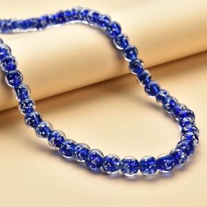 Blue Color Murano style Necklace